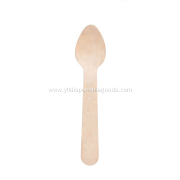 Disposable Wooden Cutlery Spoons Printed